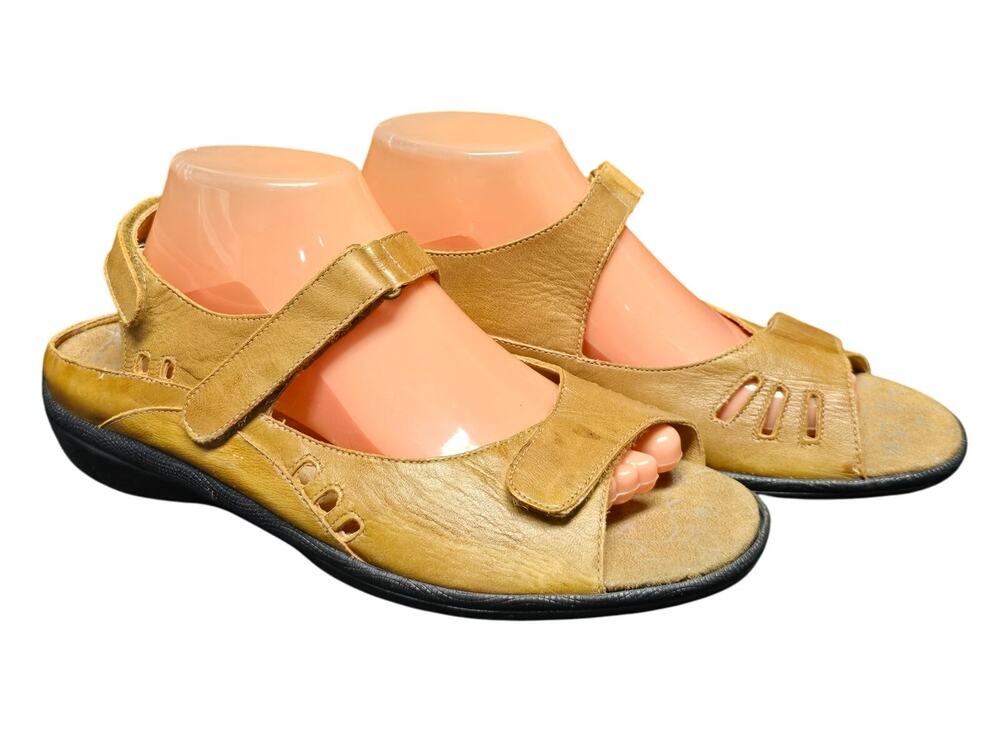 Barefoot Freedom Leather Strap Adjustable Sandal Comfort Shoes